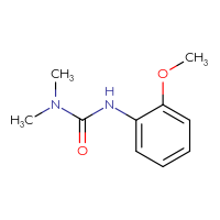 Chemical structure of 1-(2-methoxyphenyl)-3,3-dimethylurea - CSSB00000178559