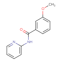 Chemical structure of 3-methoxy-N-(pyridin-2-yl)benzamide - CSSB00046141917