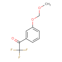 Chemical structure of 2,2,2-trifluoro-1-[3-(methoxymethoxy)phenyl]ethan-1-one - CSSB14925422008