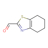 Chemical structure of 4,5,6,7-tetrahydro-1,3-benzothiazole-2-carbaldehyde - CSSB00000696743