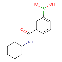 Chemical structure of [3-(cyclohexylcarbamoyl)phenyl]boronic acid - CSSB00015192199