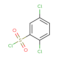 Chemical structure of 2,5-dichlorobenzene-1-sulfonyl chloride - CSSB00000182608