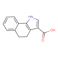 Chemical structure of 1H,4H,5H-benzo[g]indole-3-carboxylic acid - CSSB00010424781