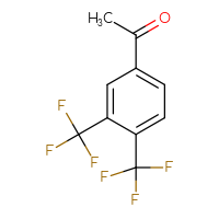 Chemical structure of 1-[3,4-bis(trifluoromethyl)phenyl]ethan-1-one - CSSB00102514323
