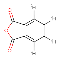 Chemical structure of 1,3-dihydro(²H₄)-2-benzofuran-1,3-dione - CSSB00025761072