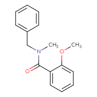 Chemical structure of N-benzyl-2-methoxy-N-methylbenzamide - CSSB00000001462