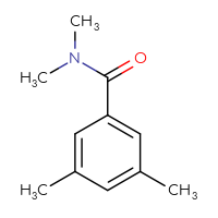 Chemical structure of N,N,3,5-tetramethylbenzamide - CSSB00000159611
