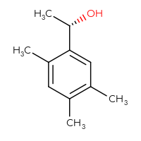 Chemical structure of (1S)-1-(2,4,5-trimethylphenyl)ethan-1-ol - CSSB00000747710