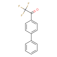 Chemical structure of 1-{[1,1'-biphenyl]-4-yl}-2,2,2-trifluoroethan-1-one - CSSB00008292307