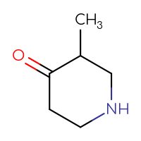 Chemical structure of 3-methylpiperidin-4-one - CSSB00011243664
