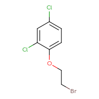 Chemical structure of 1-(2-bromoethoxy)-2,4-dichlorobenzene - CSSB00000184432