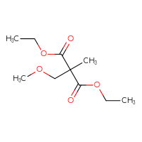 Chemical structure of 1,3-diethyl 2-(methoxymethyl)-2-methylpropanedioate - CSSB00000701656