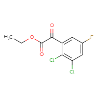 Chemical structure of ethyl 2-(2,3-dichloro-5-fluorophenyl)-2-oxoacetate - CSSB21031777158