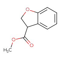 Chemical structure of methyl 2,3-dihydro-1-benzofuran-3-carboxylate - CSSB00000695911