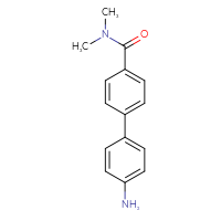 Chemical structure of 4'-amino-N,N-dimethyl-[1,1'-biphenyl]-4-carboxamide - CSSB00020629719
