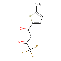 Chemical structure of 4,4,4-trifluoro-1-(5-methylthiophen-2-yl)butane-1,3-dione - CSSB00011203416