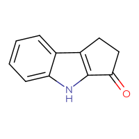 Chemical structure of 1H,2H,3H,4H-cyclopenta[b]indol-3-one - CSSB00000044779