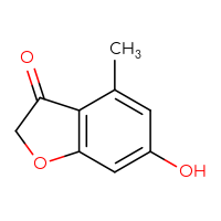 Chemical structure of 6-hydroxy-4-methyl-2,3-dihydro-1-benzofuran-3-one - CSSB00000045570