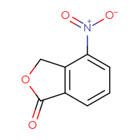 Chemical structure of 4-nitro-1,3-dihydro-2-benzofuran-1-one - CSSB00000048790