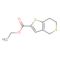Chemical structure of ethyl 4H,6H,7H-thieno[3,2-c]thiopyran-2-carboxylate - CSSB00012820853