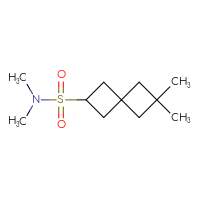 Chemical structure of N,N,6,6-tetramethylspiro[3.3]heptane-2-sulfonamide - CSSB02268881780