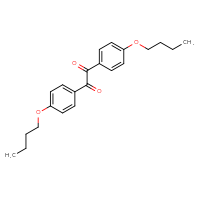 Chemical structure of bis(4-butoxyphenyl)ethane-1,2-dione - CSSB14823833996