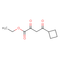 Chemical structure of ethyl 4-cyclobutyl-2,4-dioxobutanoate - CSSB00019400293