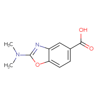Chemical structure of 2-(dimethylamino)-1,3-benzoxazole-5-carboxylic acid - CSSB00000690026