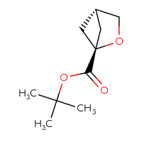 Chemical structure of tert-butyl (1s,4s)-2-oxabicyclo[2.1.1]hexane-1-carboxylate - CSSB02127882673