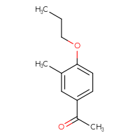 Chemical structure of 1-(3-methyl-4-propoxyphenyl)ethan-1-one - CSSB00011826148