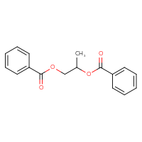 Chemical structure of 1-(benzoyloxy)propan-2-yl benzoate - CSSB00000117695