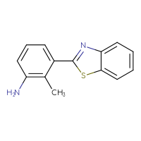 Chemical structure of 3-(1,3-benzothiazol-2-yl)-2-methylaniline - CSSB00000390144