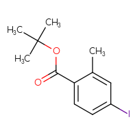 Chemical structure of tert-butyl 4-iodo-2-methylbenzoate - CSSB00039866073