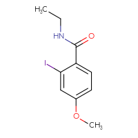 Chemical structure of N-ethyl-2-iodo-4-methoxybenzamide - CSSB00103305469
