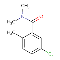 Chemical structure of 5-chloro-N,N,2-trimethylbenzamide - CSSB00013029087