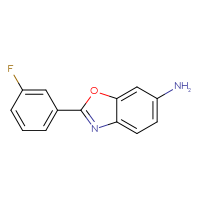 Chemical structure of 2-(3-fluorophenyl)-1,3-benzoxazol-6-amine - CSSB00000666455