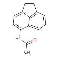 Chemical structure of N-(1,2-dihydroacenaphthylen-5-yl)acetamide - CSSB00000014812
