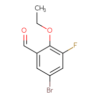 Chemical structure of 5-bromo-2-ethoxy-3-fluorobenzaldehyde - CSSB00011071626