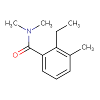 Chemical structure of 2-ethyl-N,N,3-trimethylbenzamide - CSSB00045364608