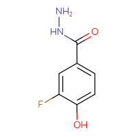 Chemical structure of 3-fluoro-4-hydroxybenzohydrazide - CSSB00010660008
