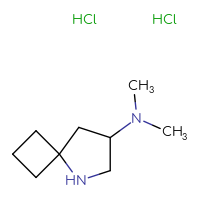 Chemical structure of N,N-dimethyl-5-azaspiro[3.4]octan-7-amine dihydrochloride - CSSS00116209658