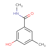 Chemical structure of 3-hydroxy-N,5-dimethylbenzamide - CSSB00009849948