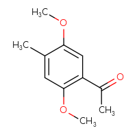 Chemical structure of 1-(2,5-dimethoxy-4-methylphenyl)ethan-1-one - CSSB00000075157
