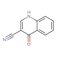 Chemical structure of 4-oxo-1,4-dihydroquinoline-3-carbonitrile - CSSB00000750347