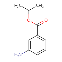Chemical structure of propan-2-yl 3-aminobenzoate - CSSB00011202359