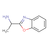 Chemical structure of 1-(1,3-benzoxazol-2-yl)ethan-1-amine - CSSB00011244044
