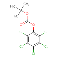 Chemical structure of tert-butyl 2,3,4,5,6-pentachlorophenyl carbonate - CSSB00000129180