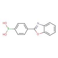 Chemical structure of [4-(1,3-benzoxazol-2-yl)phenyl]boronic acid - CSSB00011106637