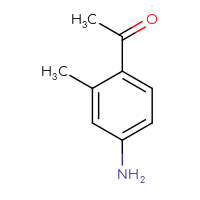 Chemical structure of 1-(4-amino-2-methylphenyl)ethan-1-one - CSSB00000693968