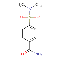 Chemical structure of 4-(dimethylsulfamoyl)benzamide - CSSB00000162000